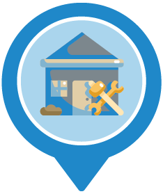Dixon Painting's icon for house repairs - Home Improvement Services in Atlanta, GA